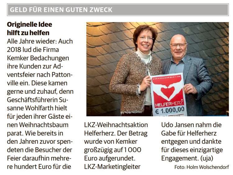 Originelle Idee hilft zu helfen